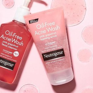 Neutrogena 露得清粉红葡萄柚磨砂膏 痘皮专用去角质产品