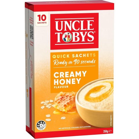 UNCLE TOBYS 香浓蜂蜜麦片粥 10袋