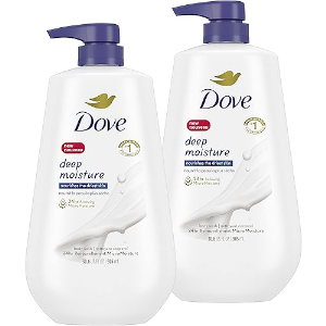 Dove 深层保湿沐浴露905ml 2瓶 滋养蕞干燥的皮肤