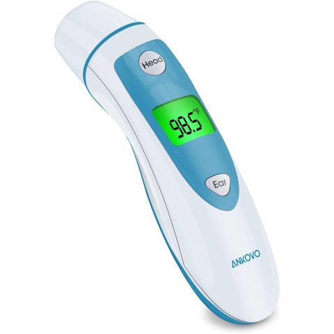 Ankovo Digital Infrared Forehead And Ear Thermometer For Fever The Non