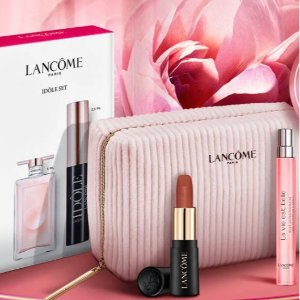 含菁纯口红+Q香+限定化妆包限定好礼奉上❤️‍🔥Lancome 低门槛送$135礼！到手共5件