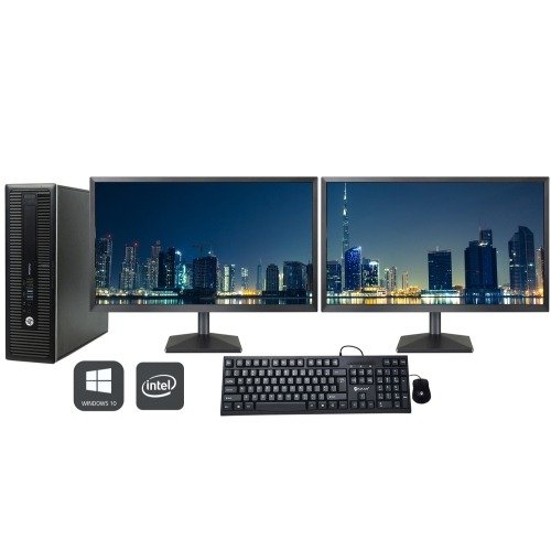 翻新-HP G1台式机双屏幕(i7/32gb/1tb)