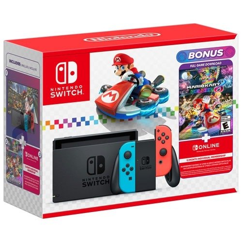 开箱-任天堂Switch《Mario Kart 8 Deluxe Console》