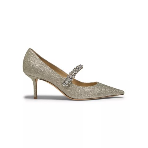 Jimmy ChooGet $250,Spend$1200 Get $300Core Bing 65MM Embellished Glitter Pumps