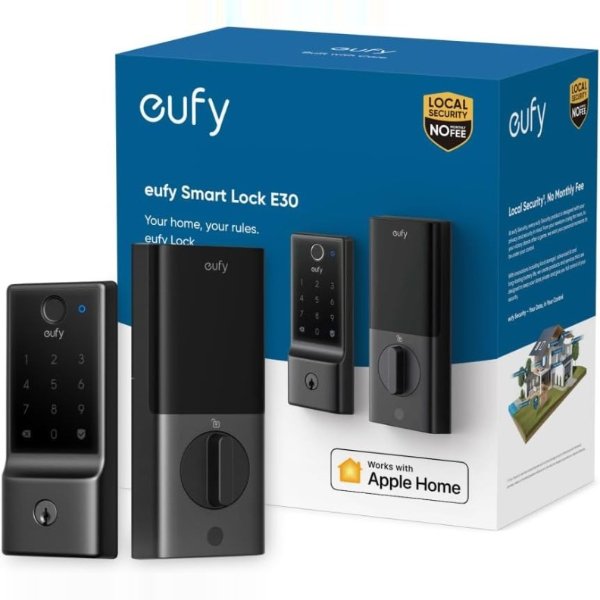 eufy Smart Lock E30 智能指纹门锁 兼容Apple Home