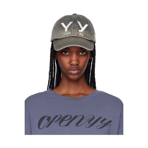 Gray  YY  Gradient 棒球帽