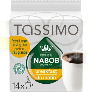 🥬白菜价🥬：Tassimo Nabob 轻烘早餐咖啡胶囊14颗