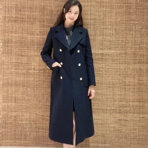 Sandro这不就是你衣柜里永远缺一件的黑色大衣@Sandro上海佛罗伦萨- yoyo双排扣羊毛大衣 黑色