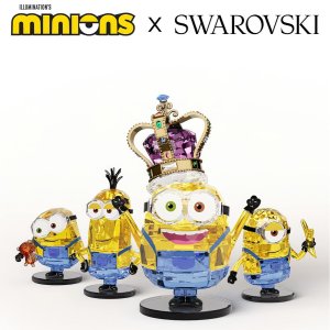 水晶小黄人$299起Swarovski X Minions 联名水晶摆件 梦幻联动
