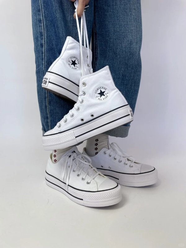 Chuck Taylor All Star Platform高帮白色板鞋
