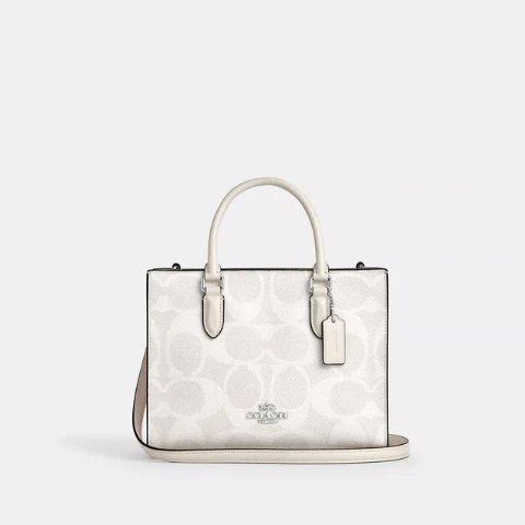 Coachmaggie small tote bag in signature canvas