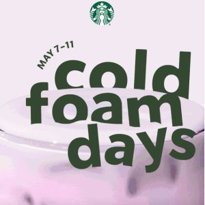 🐑薅羊毛🐑：星巴克宠粉福利 冷饮+奶盖 夏天的极致享受