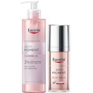 Eucerin67折！这套夏天用 白到发光啊！新品 祛斑美白 洁面+精华