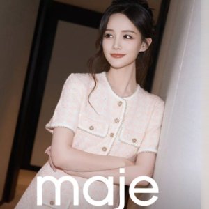 Maje 春夏大促| 印花短袖$101 程潇同款小香风外套$332