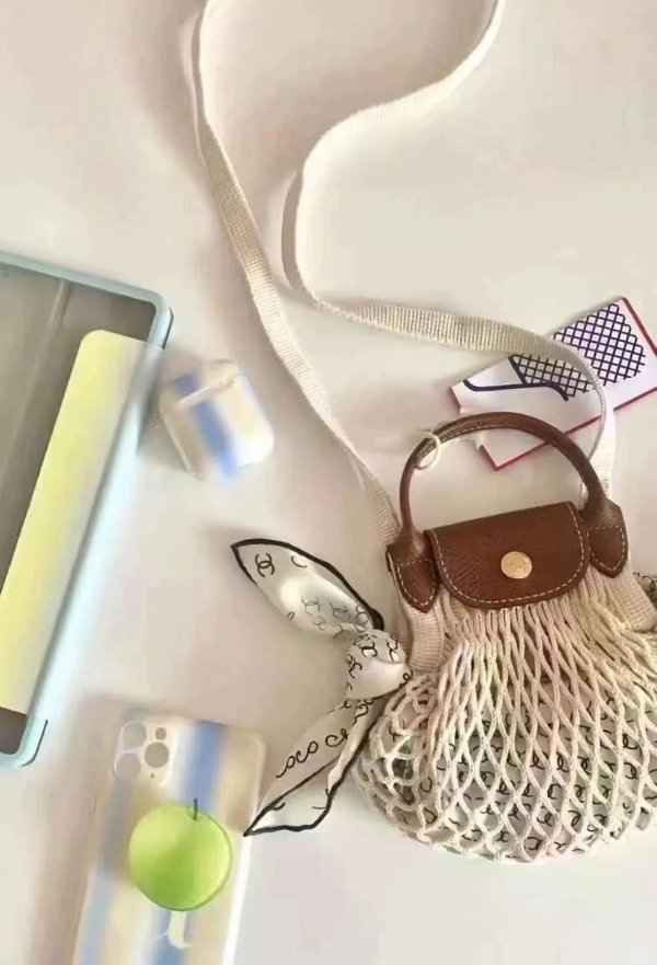 Le Pliage 网状肩带迷你单肩包