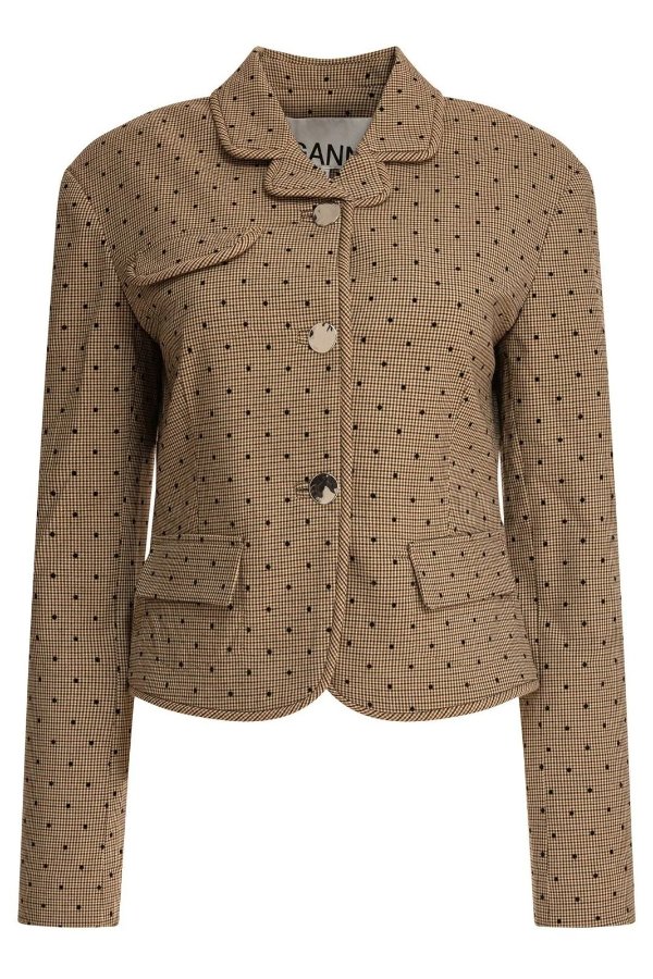 Flock Check Suiting Blazer 夹克$357.39 超值好货| 北美省钱快报