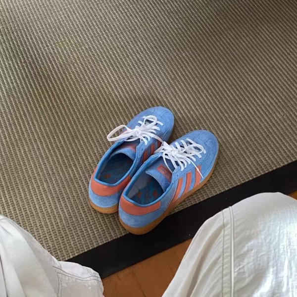 大童蓝橙Gazelle运动鞋