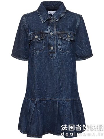 Ganni牛仔连衣裙