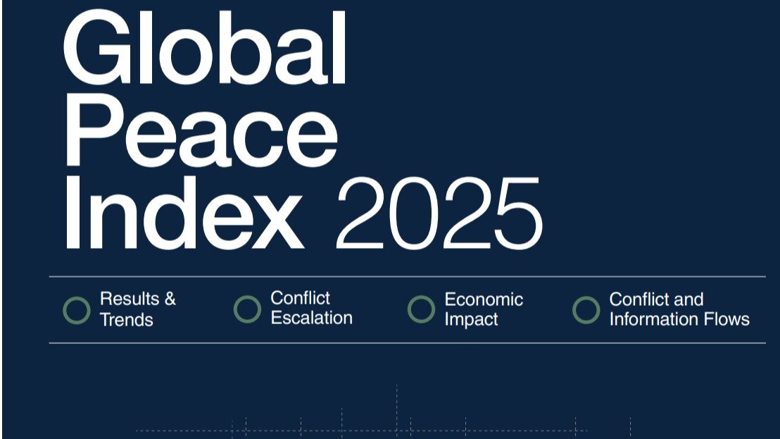 2025年最新全球和平指数发布!世界最安全和最危险国家揭晓, 中美排名竟都出人意料...