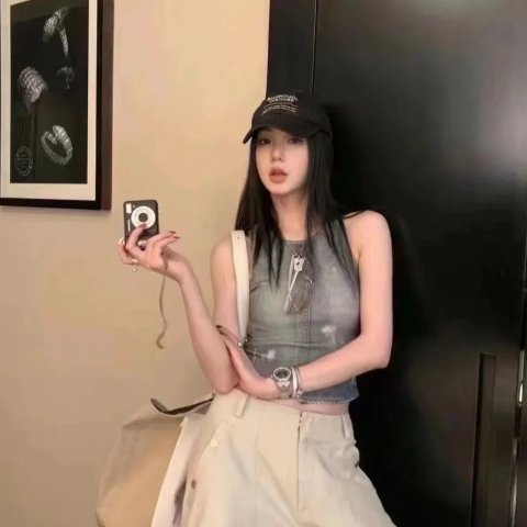 牛仔背心