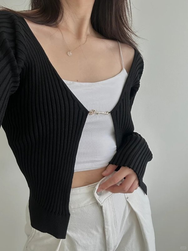 黑色 Les Classiques 毛衣