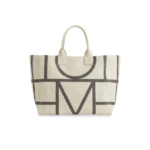 TotemeMonogram Travel Canvas Tote Bag