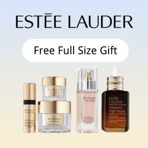 Up to $305 ValueEstée Lauder Free Gift