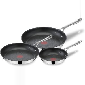 Tefal 红点不锈钢不粘煎锅 3件套