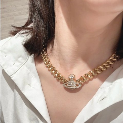 金色 Graziella 小号颈链