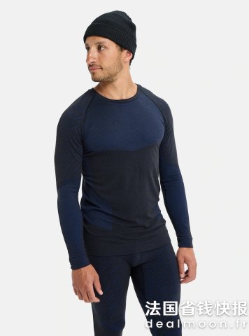 Burton [ak] Slokar羊毛打底圆领衫 