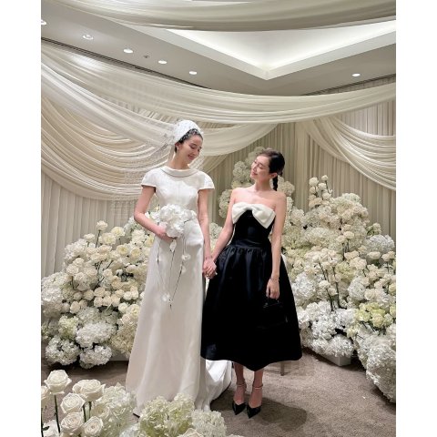 连衣裙 郑秀妍同款