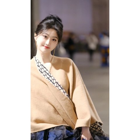 羊毛真丝披肩