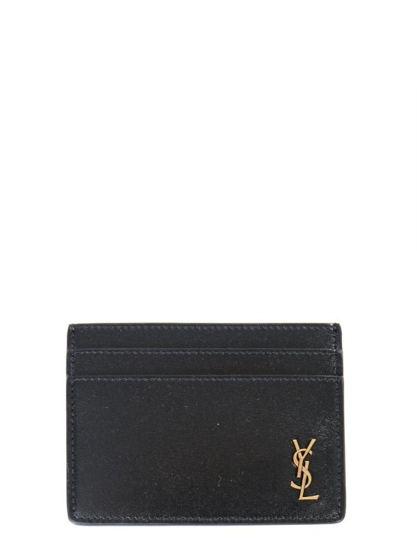 Saint Laurent 迷你 Cassandre 信用卡包
