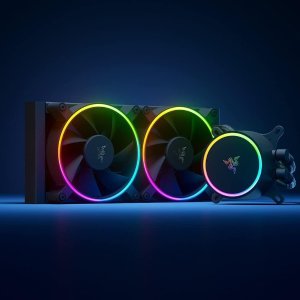 Today Only：Razer Hanbo Chroma RGB 240mm All-In-One Liquid Cooler