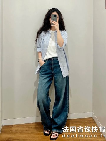Uniqlo经典牛仔蓝色 @呆呆猫弯刀牛仔裤