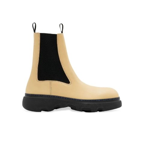 BurberryCreeper Leather Chelsea Boots