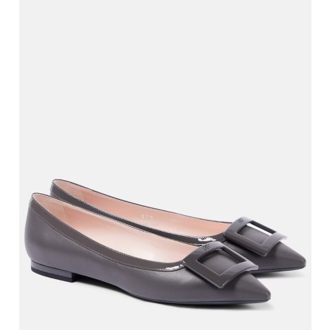 Roger VivierGommettine leather ballet flats