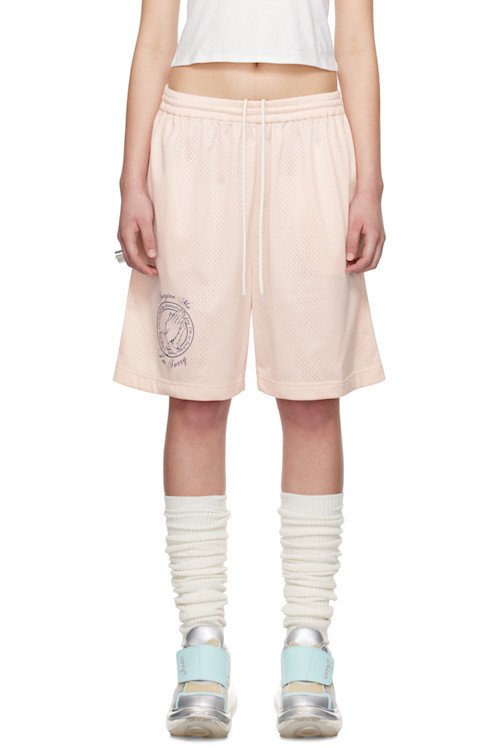 JennyFax 联名粉色Gym短裤