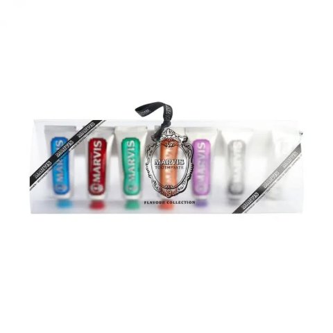 Marvis这套一支才2.6欧！便携牙膏7件套 25ml x 7