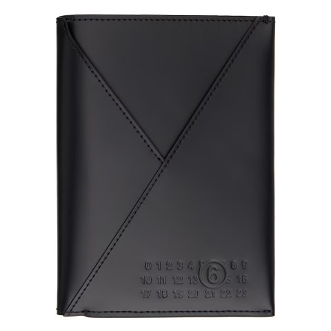 黑色小牛皮护照夹