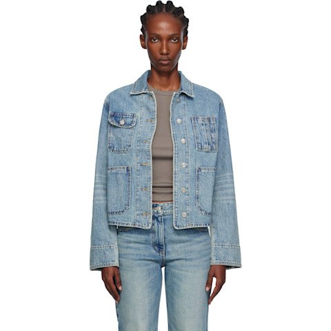 OPEN YYBlue Denim Trucker Jacket