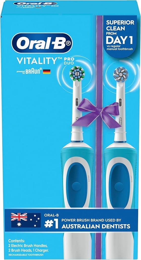  Vitality 电动牙刷 双支装
