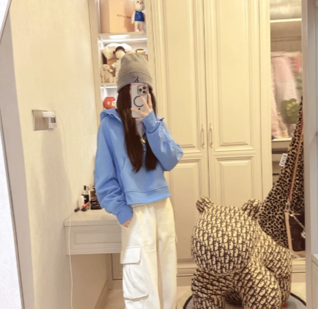 Scuba 半拉链连帽衫 宽松