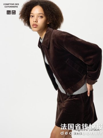 Uniqlo 灯芯绒短外套