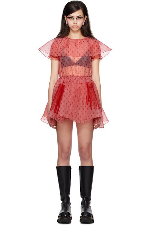 JennyFax 红色联名连衣裙 SSENSE独家