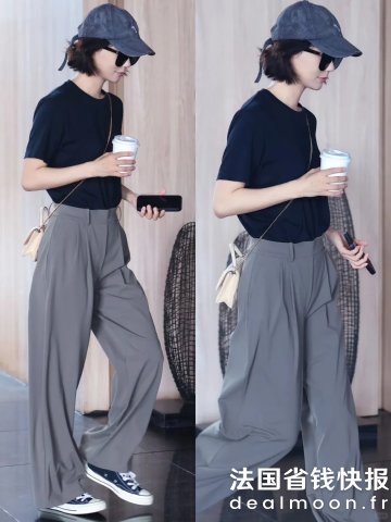 Lululemon同款红色 @浪姐王珞丹同款Daydrift 高腰锥形长裤