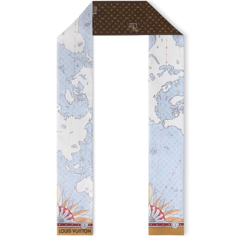 LV Map Bandeau 丝巾