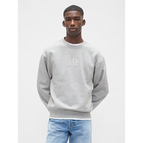 GapHeavyweight Oversized Logo Sweatshirt