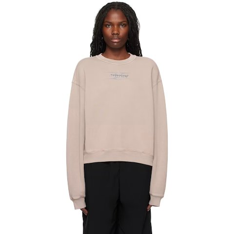 alexanderwang.tBlade Logo-Embossed Sweatshirt Taupe