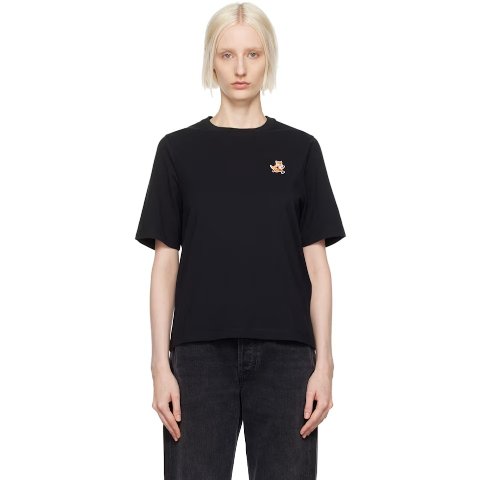 Maison KitsuneSpeedy Fox Patch Comfort T-shirt Black